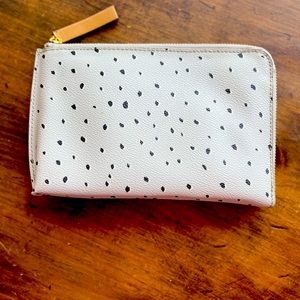 Banana Republic clutch with built in phone charger.